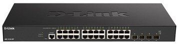 Комутатор D-Link 24x10GE, 4x2SFP28 Websmart (DXS-1210-28T) [14902]
