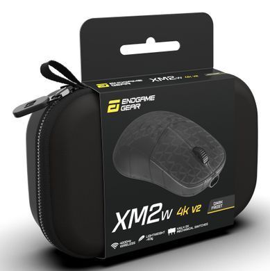 Миша ігрова бездротова Endgame Gear XM2w 4k v2, чорний (прозорий) (PGW-EG-MOU-081) [503877]