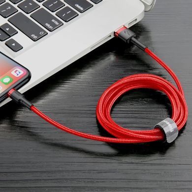 Кабель Baseus Cafule Cable USB For Lightning 1.5A 2m Red+Red (CALKLF-C09) [802344]
