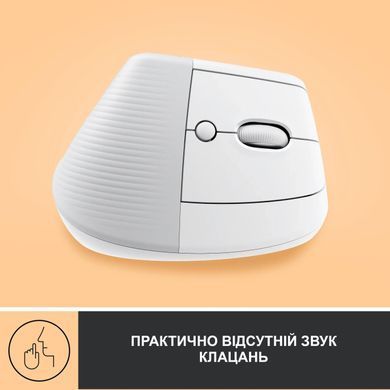 Миша бездротова Logitech Lift Vertical Ergonomic White (910-006475) [606451]