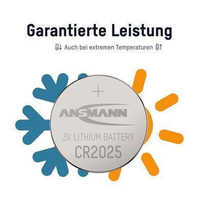 Батарейка Ansmann CR2025 BL 1шт (5020142) [617771]