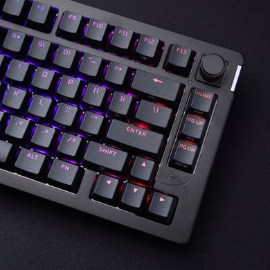 Клавіатура механічна HyperX Alloy Rise 75key, Red, USB-A, EN/UA, RGB, чорний (7G7A4AA) [103626]