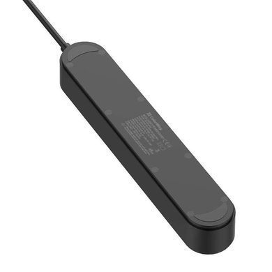 Фільтр живлення ColorWay 4 розетки, 4USB (Type-C PD20W + 3USB QC3.0) (45W), 2м, Black (CW-CHE44PDB) [612357]