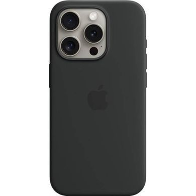 Чохол-накладка Apple Silicone Case with MagSafe для Apple iPhone 15 Pro Black (MT1A3) [614570]