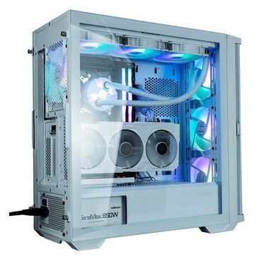 Корпус Zalman Z10 Duo без БЖ, 2xUSB3.0, 1xUSB Type-C, 4x120мм ARGB, VGA 395мм, LCS ready, TG Side Panel, EATX, білий (Z10DUOWHITE) [109552]