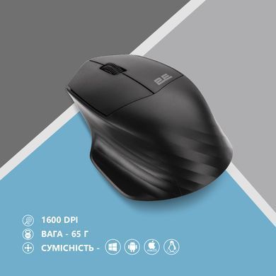 Миша 2E MF280 Silent, WL/BT, чорний (2E-MF280WBK) [104010]