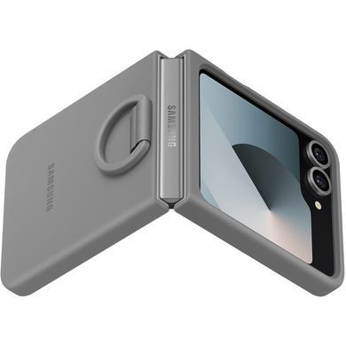 Чохол-накладка Samsung Silicone Cover with Ring для Samsung Galaxy Flip 6 Gray (EF-PF741TJEGUA) [614871]