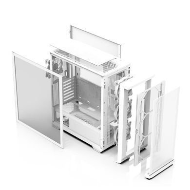 Корпус Zalman Z10 Duo без БЖ, 2xUSB3.0, 1xUSB Type-C, 4x120мм ARGB, VGA 395мм, LCS ready, TG Side Panel, EATX, білий (Z10DUOWHITE) [109552]