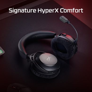 Гарнітура ігрова HyperX Cloud Alpha 2 WL/BT/mini-jack/USB-A/USB-C, 0.5м/1.5м, чорний (AJ5C7AA) [111603]