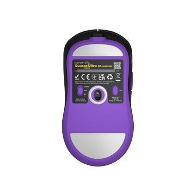 Миша бездротова Hator Quasar 2 Ultra 4K Wireless Black/Lilac (HTM570BL) [616101]