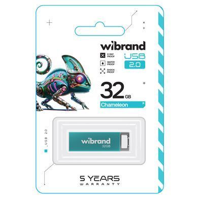Флеш-накопичувач Wibrand USB 2.0 Chameleon 32Gb Light Blue (WI2.0/CH32U6LU) [802948]