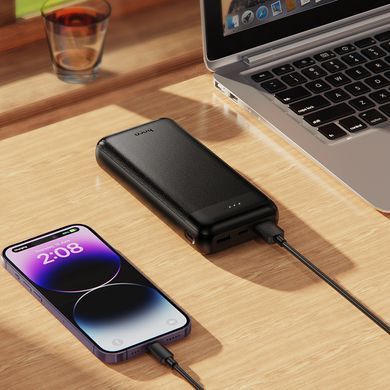 Зовнішній акумулятор HOCO J153A Stability power bank(20000mAh) Black (6942007656085) [806582]