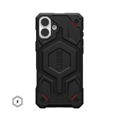 Чохол UAG для iPhone 16 Plus, Monarch Pro Magsafe, Kevlar Black (114455113940) [108229]