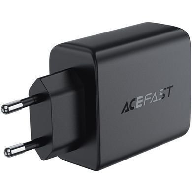 Зарядний пристрій 4xUSB 45W (2xUSB-C+2xUSB-A) Gan A61 Fast Charger Black Acefast (6974316282754) [402150]