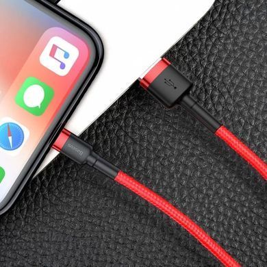 Кабель Baseus Cafule Cable USB For Lightning 1.5A 2m Red+Red (CALKLF-C09) [802344]