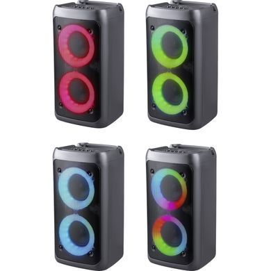 Акустична система 1.0 Defender Boomer 20, 20Вт Light/BT/FM/USB/AUX/MIC, чорна (65820) [405282]