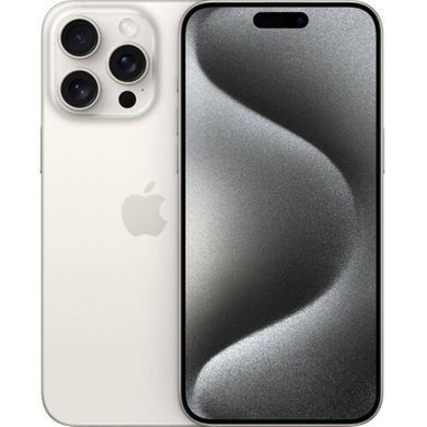 Смартфон Apple iPhone 15 Pro 256GB e-Sim White Titanium (Відновлений / Близький до ідеального) (2AMTQT3) [615459]