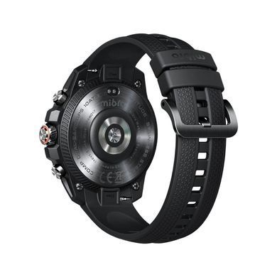 Смарт-годинник Mibro GS Explorer 48мм, 1.32", 466x466, AMOLED, BT 5.3, Dual-band GPS, 10 ATM, чорний обсидіан (XPAW017B) [113709]