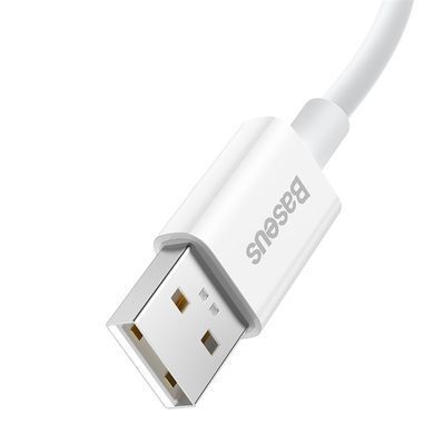 Кабель Baseus Superior Series (SUPERVOOC) Fast Charging Data Cable USB to Type-C 65W 1m White (CAYS000902) [802264]