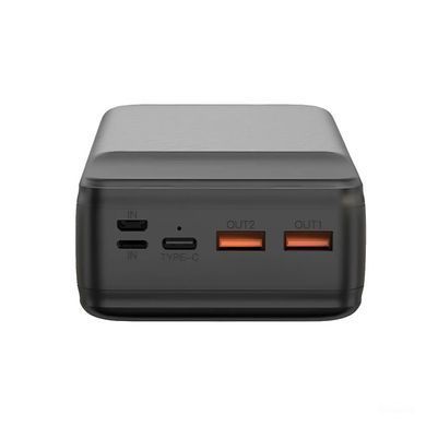 Універсальна мобільна батарея XO PR201 PD 65W QC 3.0 30000mAh Black (PR201.black) [603512]