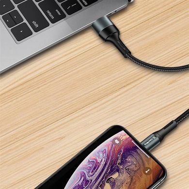 Кабель ColorWay USB - micro USB (M/M), Nylon, 2.4 А, 1 м, Black (CW-CBUM045-BK) [616030]