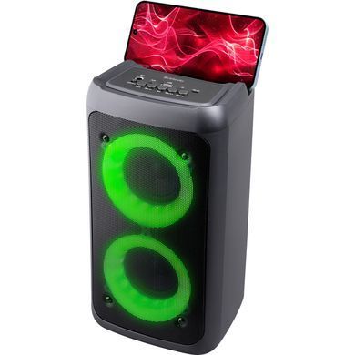 Акустична система 1.0 Defender Boomer 20, 20Вт Light/BT/FM/USB/AUX/MIC, чорна (65820) [405282]