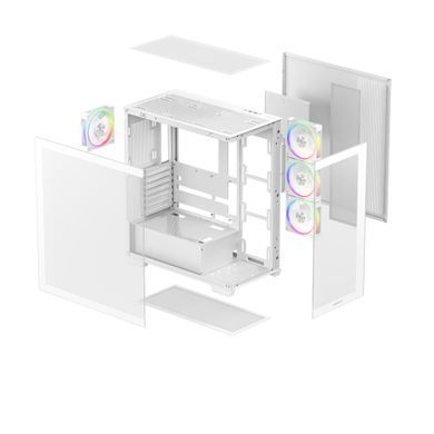 Корпус DeepCool CG580 4F V2 White без БЖ (R-CG580-WHADA4-G-2) [618066]