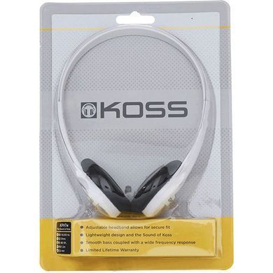 Навушники On-ear Koss KPH7 3.5 mini-jack, 1.2м, Білий (192865.101) [107207]
