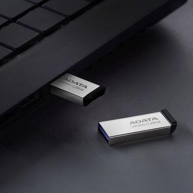 Флеш-накопичувач ADATA USB 3.2 UR 350 128Gb Silver/Black (UR350-128G-RSR/BK) [803130]
