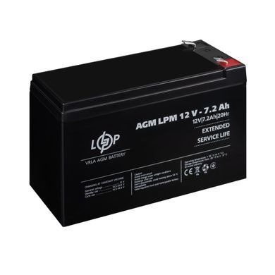 Акумулятор AGM LPM 12V - 7.2 Ah (LP3863) [900213]