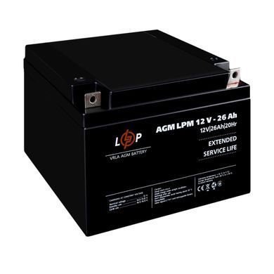 Акумулятор AGM LPM 12V - 26 Ah (LP4134) [900089]