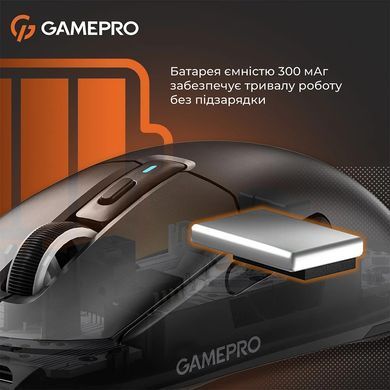 Миша бездротова GamePro Genesis Airmaster Black (GM167B) [619313]