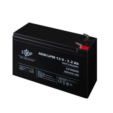 Акумулятор AGM LPM 12V - 7.2 Ah (LP3863) [900213]