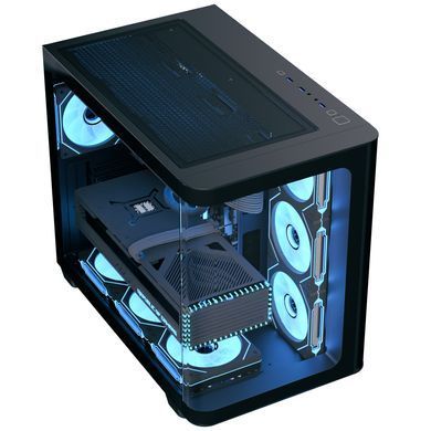Корпус AeroCool P500C-G-BK-v1 Black без БЖ (ACCM-PN01043.11) [614654]