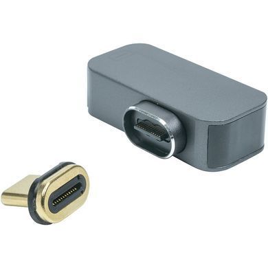 Адаптер PowerPlant USB Type-C - mini DisplayPort (M/F) Black (CA914272) [604364]
