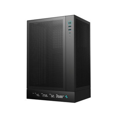 Корпус DeepCool CH170 Digital Black без БЖ (R-CH170-BKNPI0D-G-1) [608740]