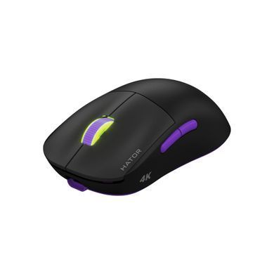 Миша бездротова Hator Quasar 2 Ultra 4K Wireless Black/Lilac (HTM570BL) [616101]