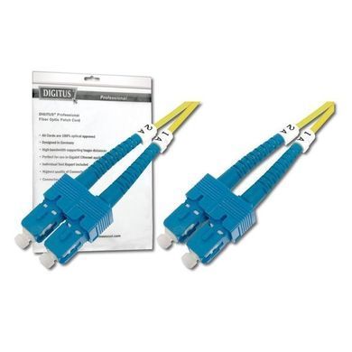 Патч-корд волоконно-оптичний DIGITUS SC/UPC-SC/UPC, 9/125, SM, OS2, duplex, 2м (DK-2922-02) [111345]