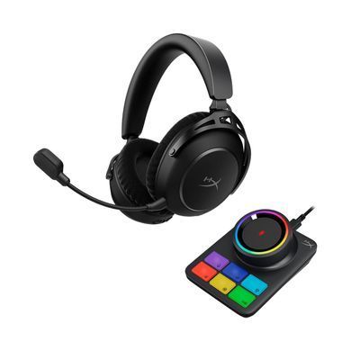 Гарнітура ігрова HyperX Cloud Alpha 2 WL/BT/mini-jack/USB-A/USB-C, 0.5м/1.5м, чорний (AJ5C7AA) [111603]