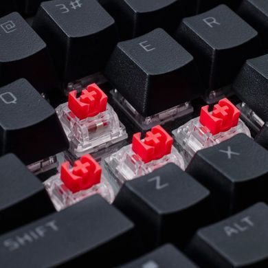 Клавіатура механічна HyperX Alloy Rise 75key, Red, USB-A, EN/UA, RGB, чорний (7G7A4AA) [103626]