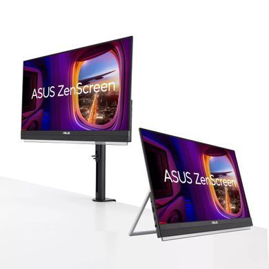 Монітор портативний Asus 21.5" ZenScreen MB229CF HDMI, USB-C, MM, IPS, 100Hz, AdaptiveSync, Pivot, C-Clamp Arm (90LM08S5-B01A70) [100923]