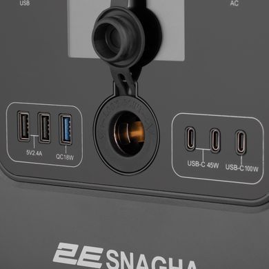 Портативна електростанція 2Е Snagha 2, 1200 Вт, 1050 Вт/год, швидка зарядка (2E-PPS1210-2) [11204]