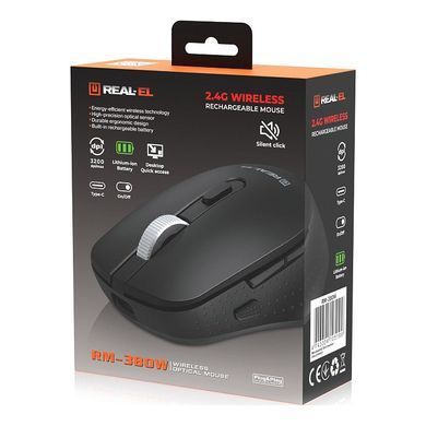 Миша бездротова REAL-EL RM-380W (EL123200057) [615485]