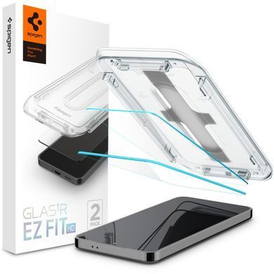 Скло Spigen для Samsung Galaxy S24/S25, tR EZ Fit HD, (2 Pack) (AGL07440) [103123]