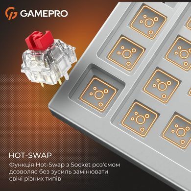 Клавіатура GamePro Genesis Silverlight (MK116) [614141]