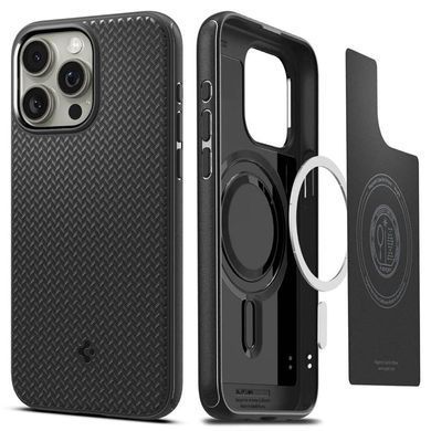 Чохол-накладка Spigen Mag Armor MagFit для Apple iPhone 15 Pro Max Matte Black (ACS06597) [602187]