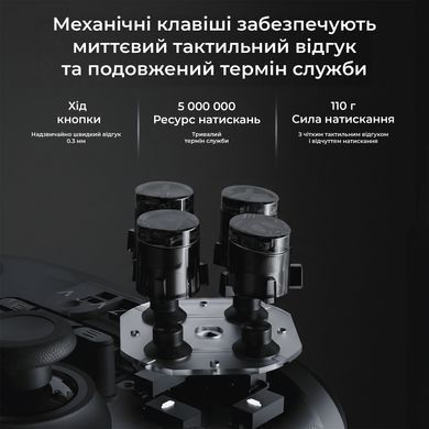 Геймпад Ajazz GP100 RGB Black (GP100-B) [617808]