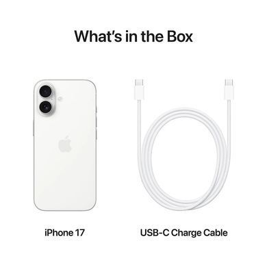 Смартфон Apple iPhone 17 256GB White (MG6K4AF/A) [619527]