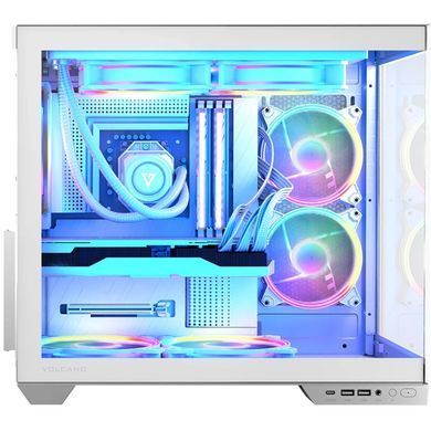 Корпус Modecom VOLCANO PANORAMA APEX ARGB 5F MIDI WHITE без БЖ ATX (AT-PANORAMA-5F-ARGB-20-00) [402969]