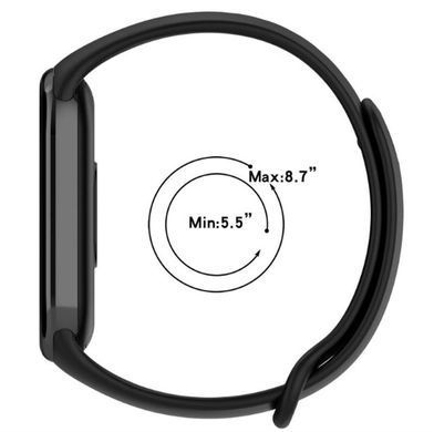 Силіконовий ремінець BeCover для Xiaomi Mi Smart Band 8 Gray (709388) [604914]